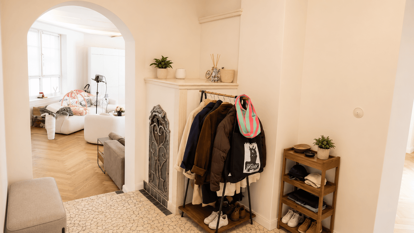 Flur_Eingang_Garderobe_Ofen